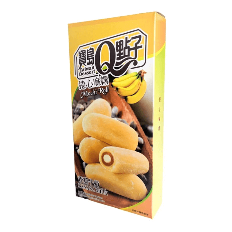 Taiwan Dessert - Mochi Roll Banana Milk 150g