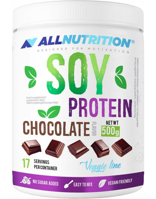 Läs mer om Allnutrition Soy Protein - Chocolate 500g