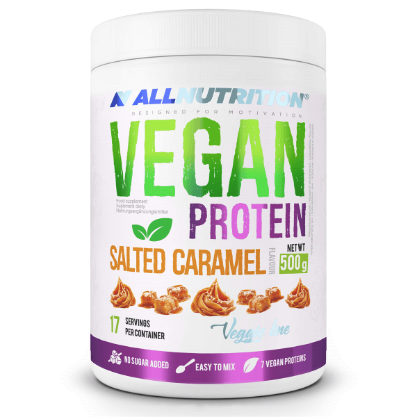 Allnutrition Vegan Pea Protein - Salted Caramel 500g