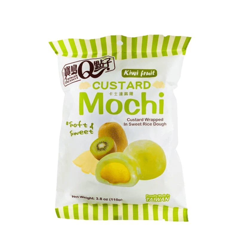 Läs mer om Custard Mochi Kiwi Flavour 110g