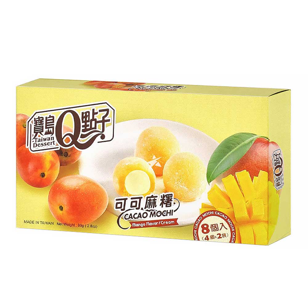 Läs mer om Taiwan Dessert - Mochi Cacao Mango Flavour 80g