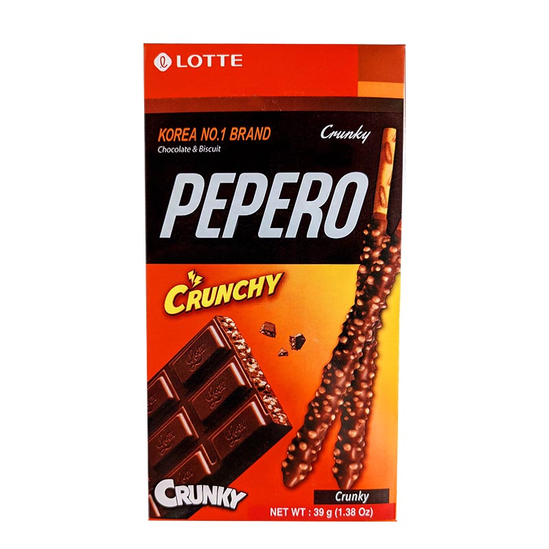 Läs mer om Pepero Biscuit Stick Crunchy Chocolate 39g