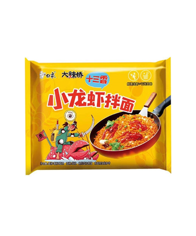 Läs mer om Baixiang Stir-Fried Noodles Spicy Crayfish Flavour 113g