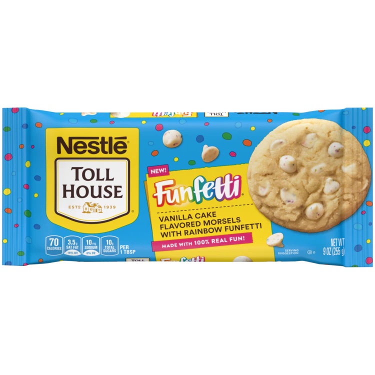 Nestle Toll House Baking Morsels Funfetti 255g