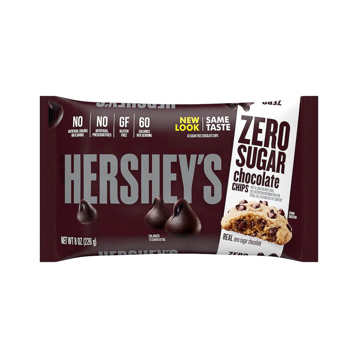 Läs mer om Hersheys Zero Sugar Chocolate Chips 226g