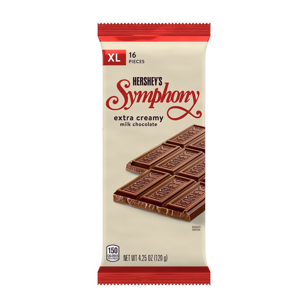 Hersheys Symphony Extra Creamy Milk Chocolate Bar 120g