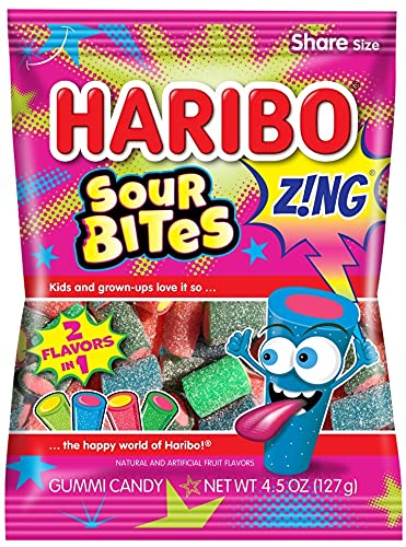 Läs mer om Haribo Zing Sour Bites 127g