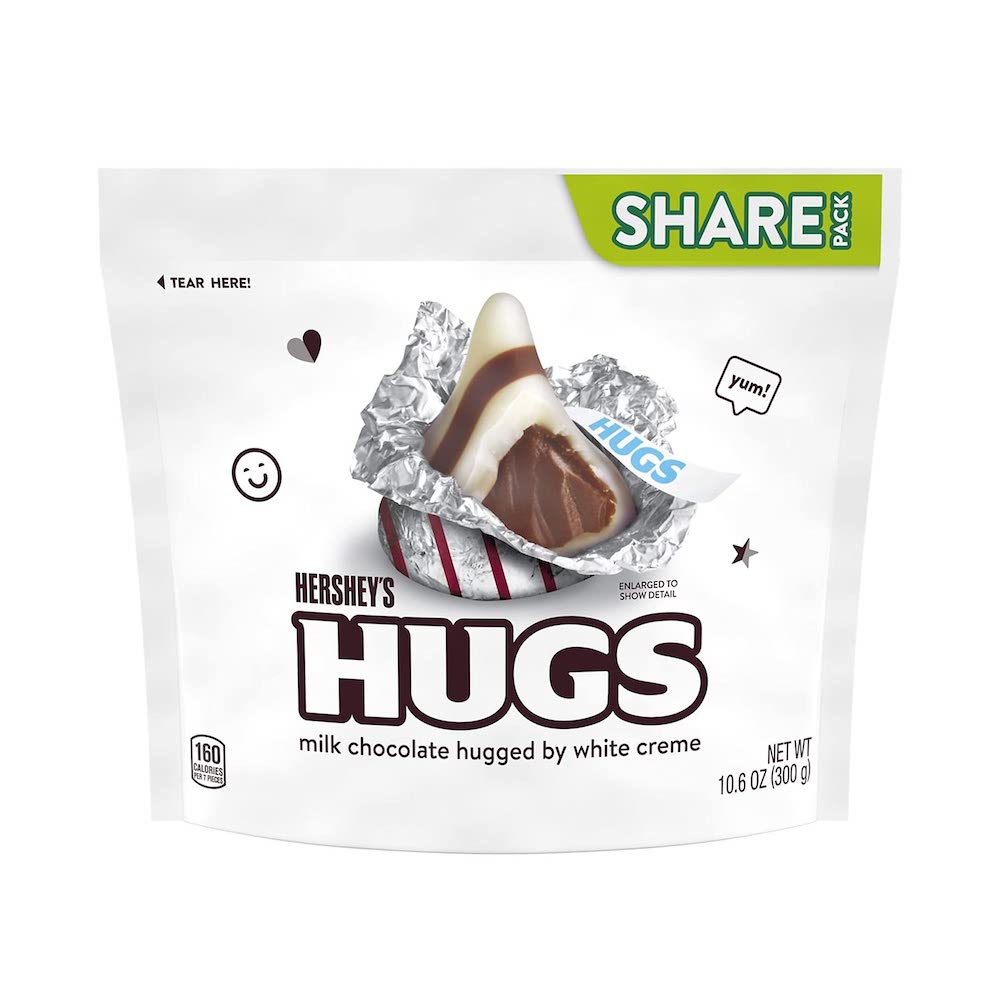 Läs mer om Hersheys Hugs White Creme 300g