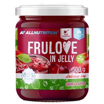 Läs mer om Allnutrition Frulove In Jelly - Cherry & Apple 500g
