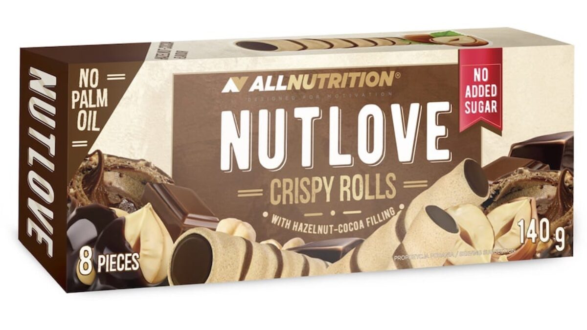 Allnutrition Nutlove Crispy Rolls Hazelnut Cacoa 140g