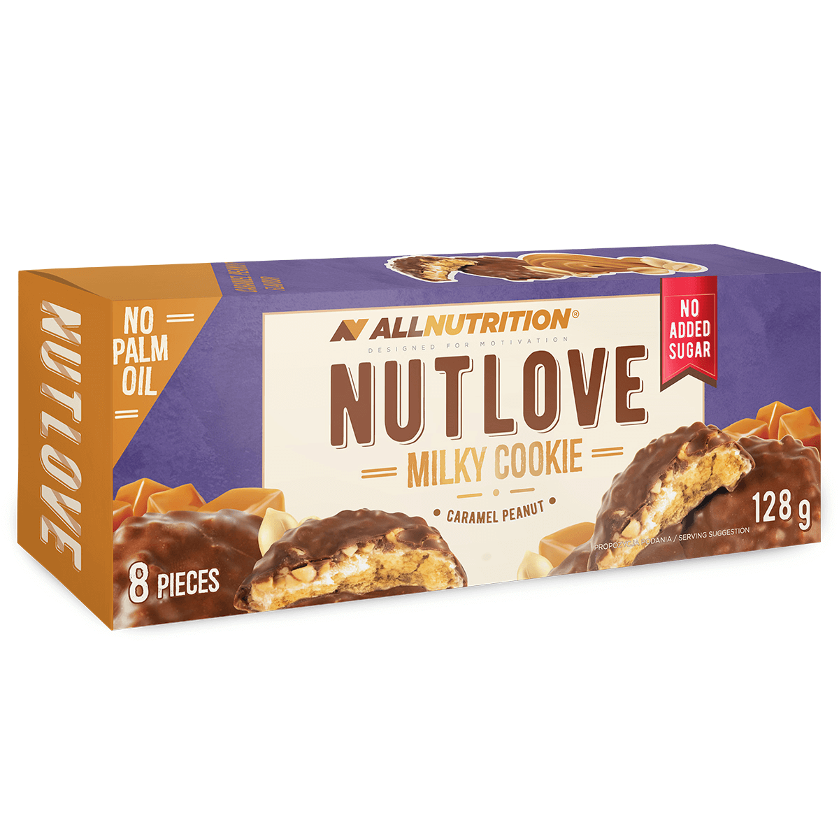 Allnutrition Nutlove Milky Cookie Caramel Peanut 128g