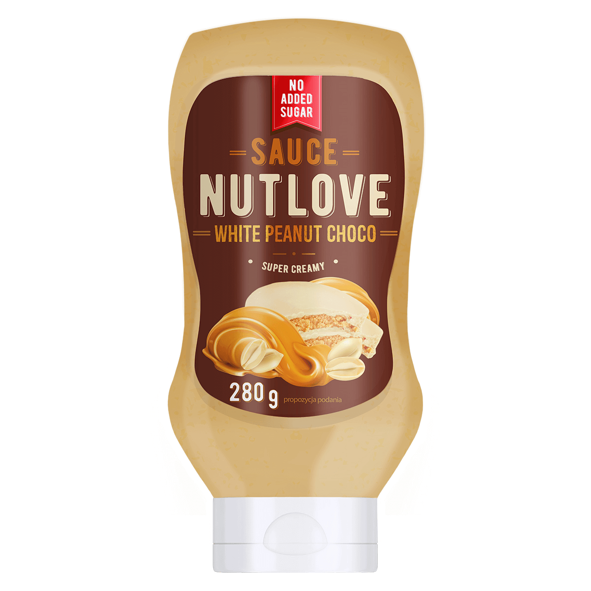 Läs mer om Allnutrition Nutlove Sauce - White Peanut Choco 280g