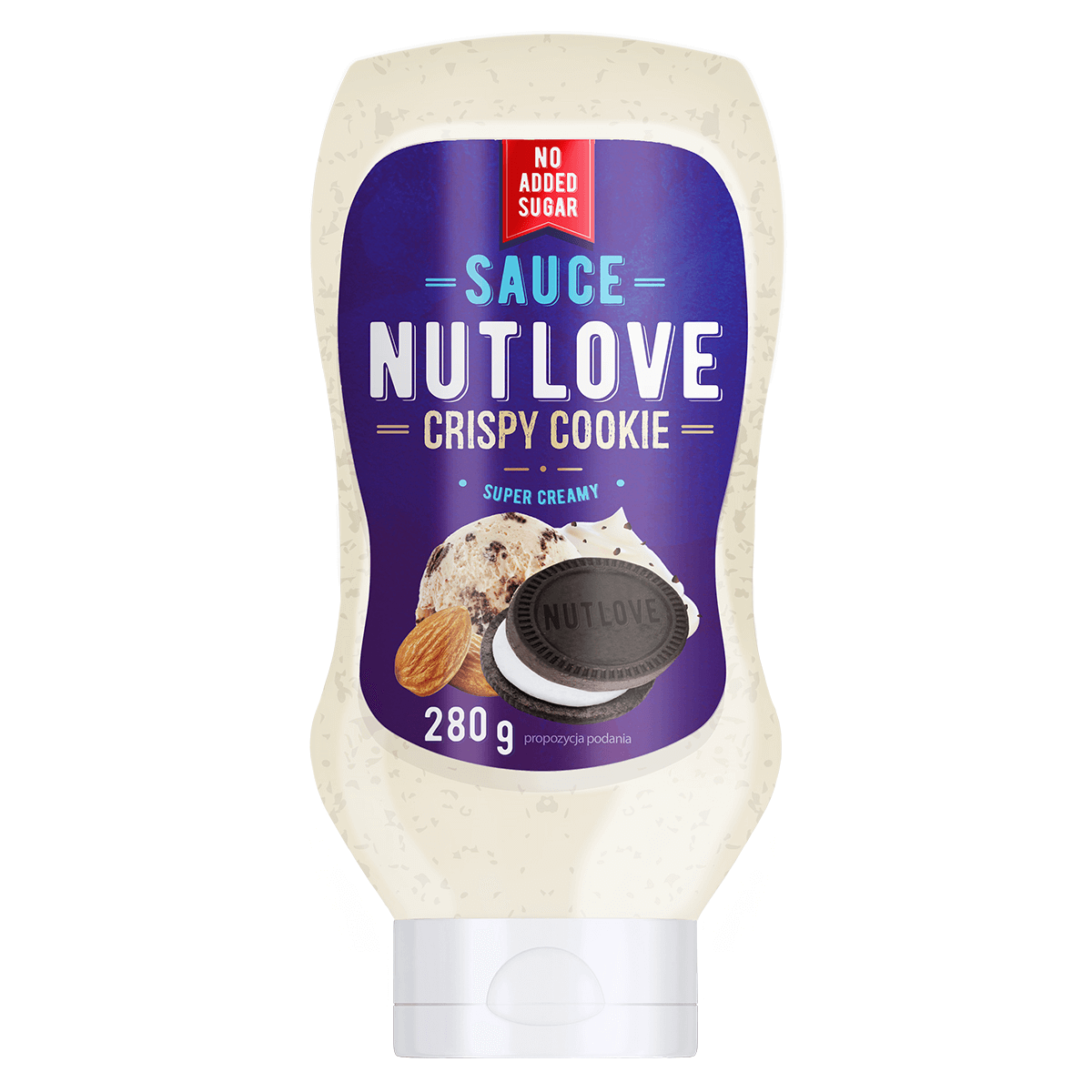 Läs mer om Allnutrition Nutlove Sauce - Crispy Cookie 280g