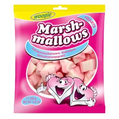 Läs mer om Woogie Marshmallows Hearts 200g