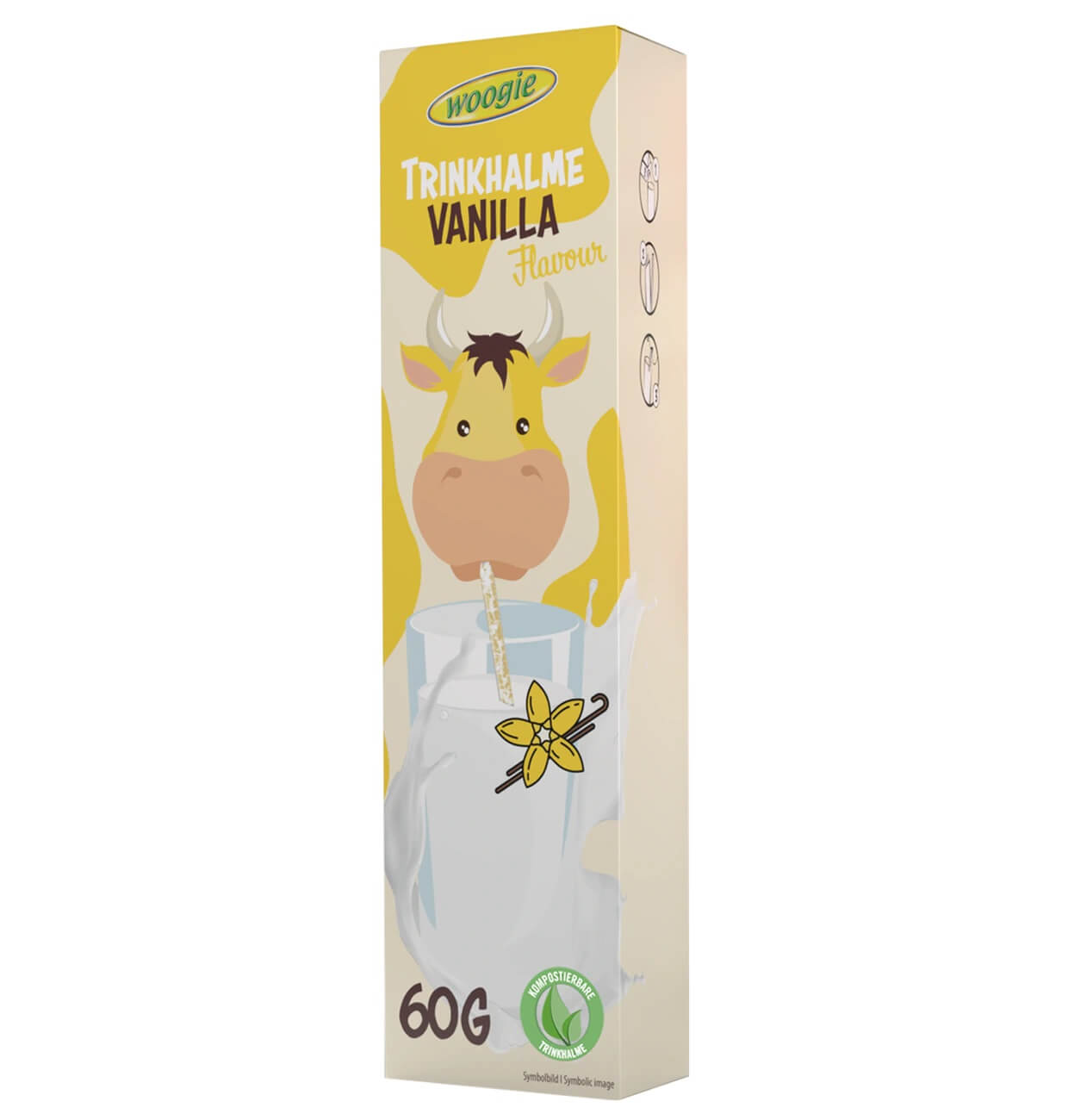 Woogie Straws with Vanilla Flavour 10-pack 60g