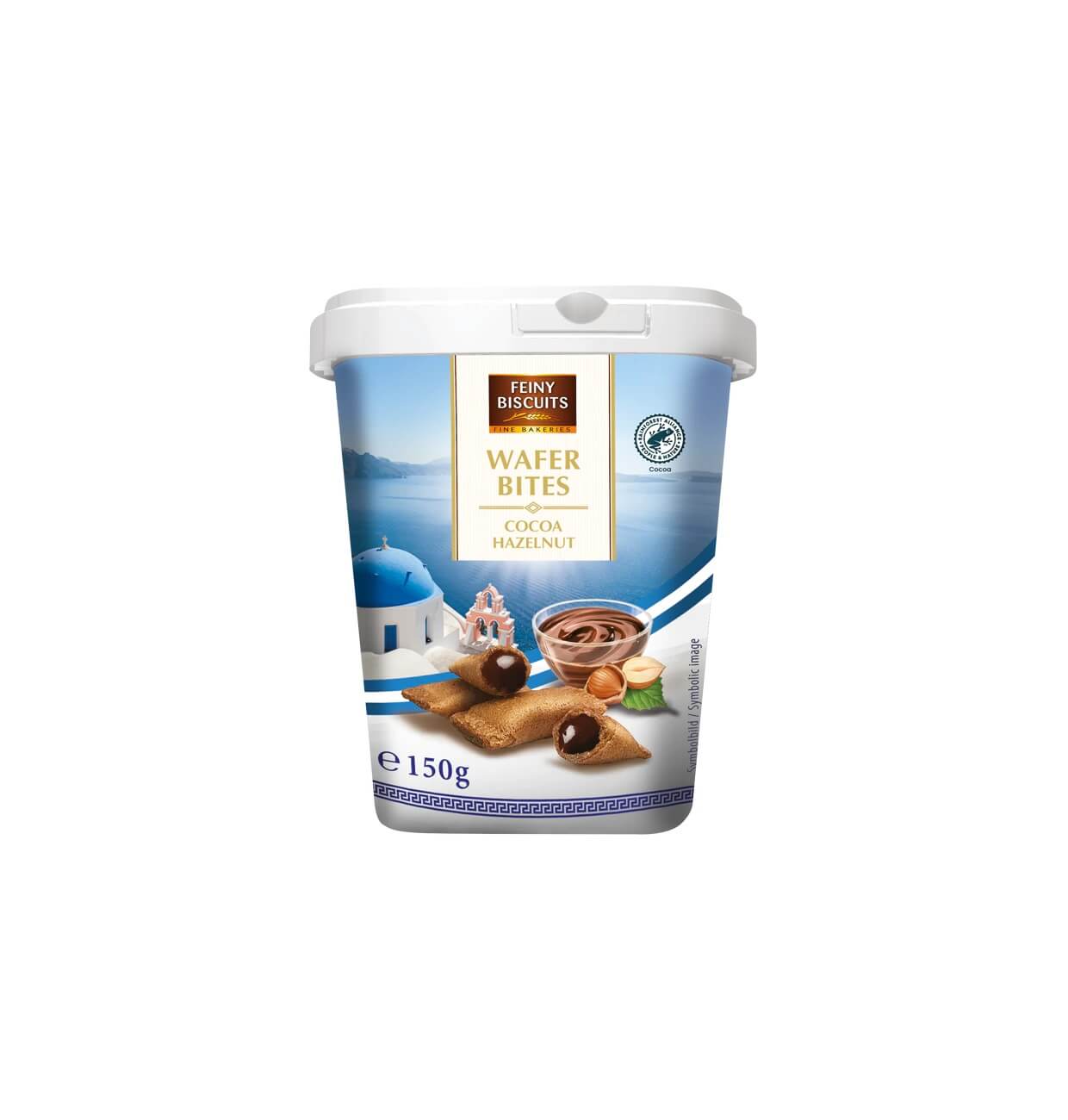 Läs mer om Feiny Biscuits Wafer Bites Chocolate Hazelnut 150g