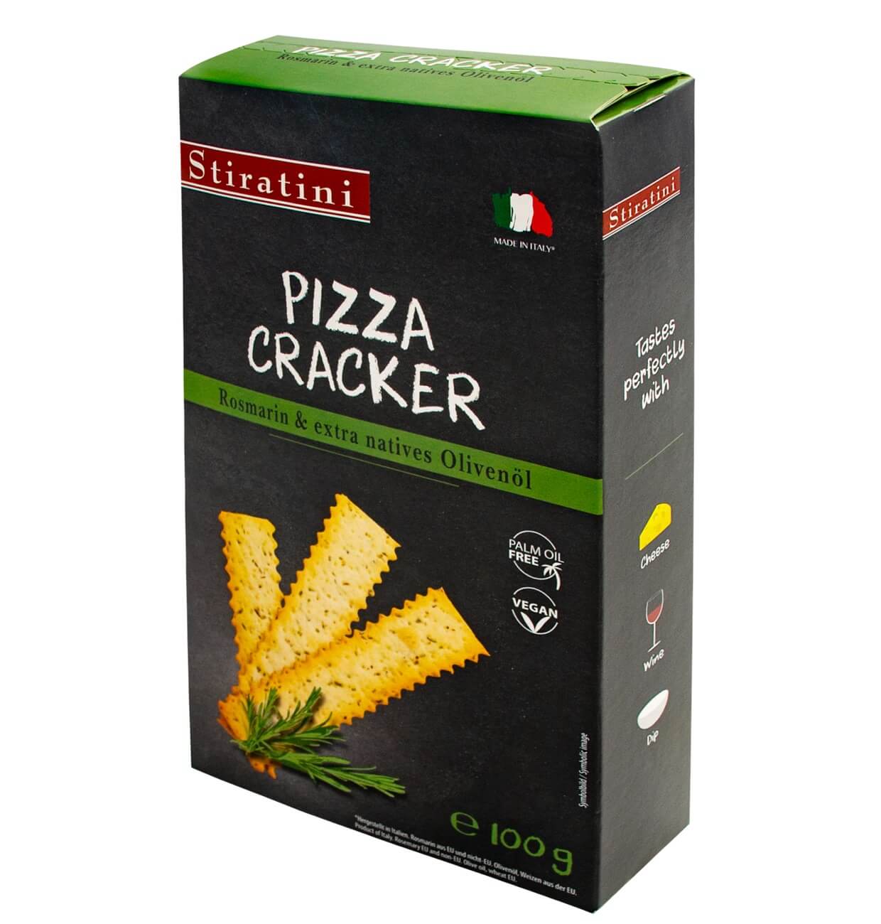 Läs mer om Stiratini Pizza Cracker Rosemary & Olive Oil 100g