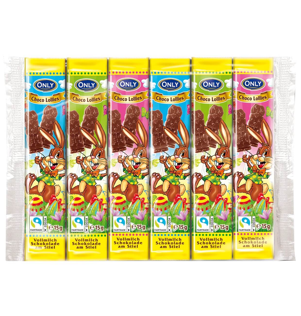 ONLY Easter Milk Chocolate Lollies 6-Pack 90g