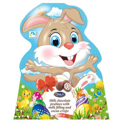 Läs mer om ONLY Easter Bunny Milk Chocolate Pralines 100g