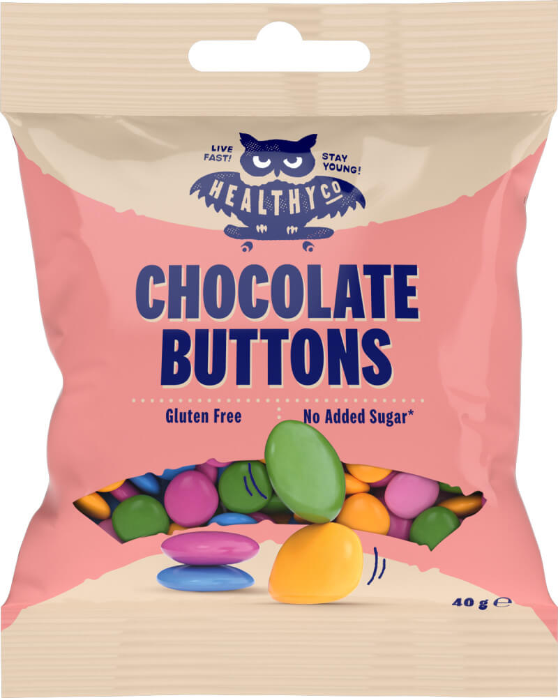 Läs mer om HealthyCo Chocolate Buttons 40g