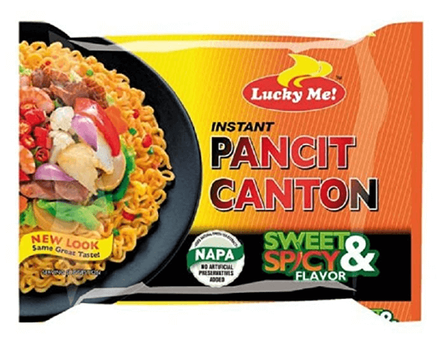 Pancit Canton Sweet & Spicy Flavor Noodles 60g