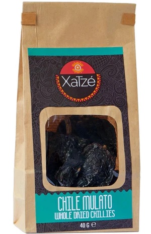 Läs mer om Xatze Chiie Mulato Whole Dried Chilis 40g