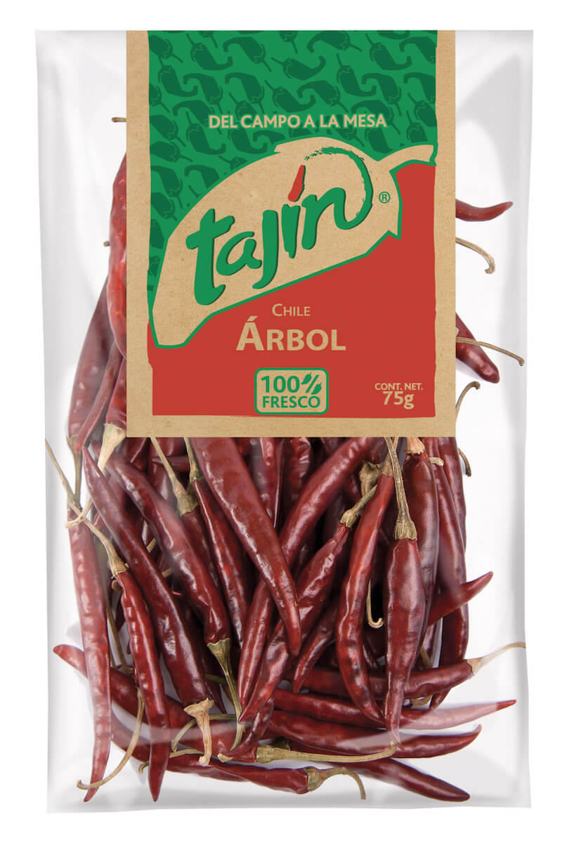 Tajin Torkad Chili - Arbol 75g(BF:2025-02-06)