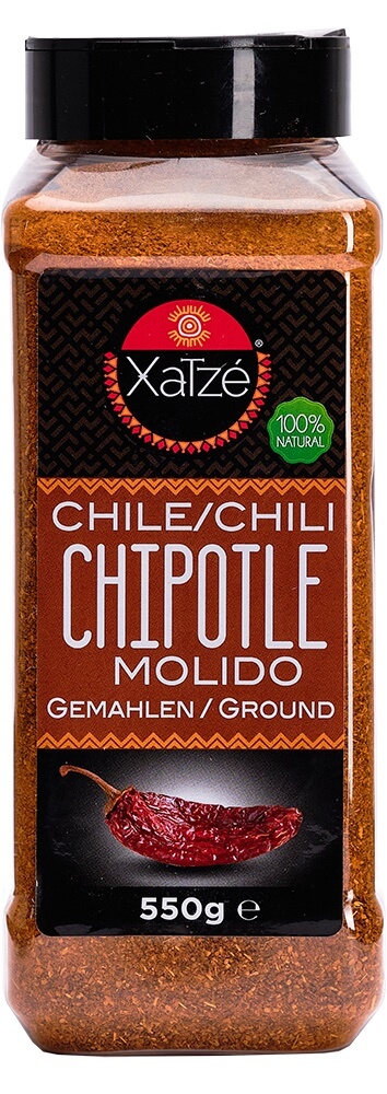 Xatze Chilipulver - Chipotle Molido 550g