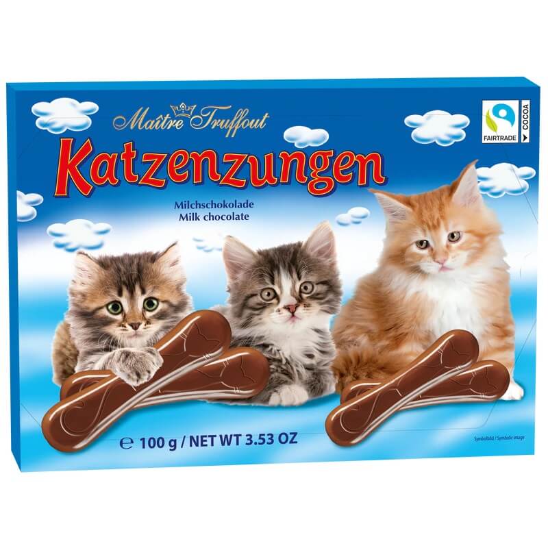 Läs mer om Maitre Truffout Catfingers Milk Chocolate 100g