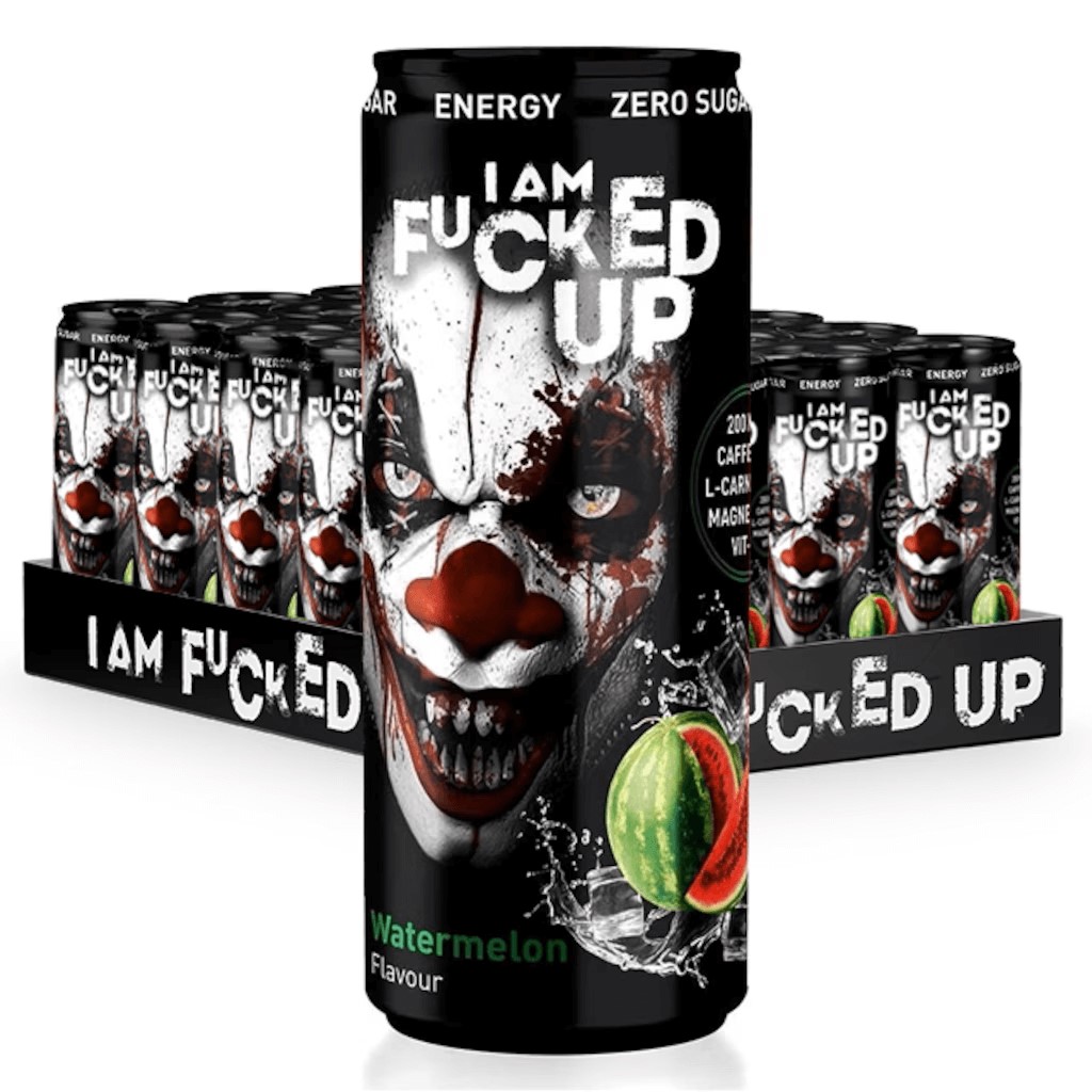 Läs mer om F-ucked Up Energy Drink - Watermelon 33cl x 24st
