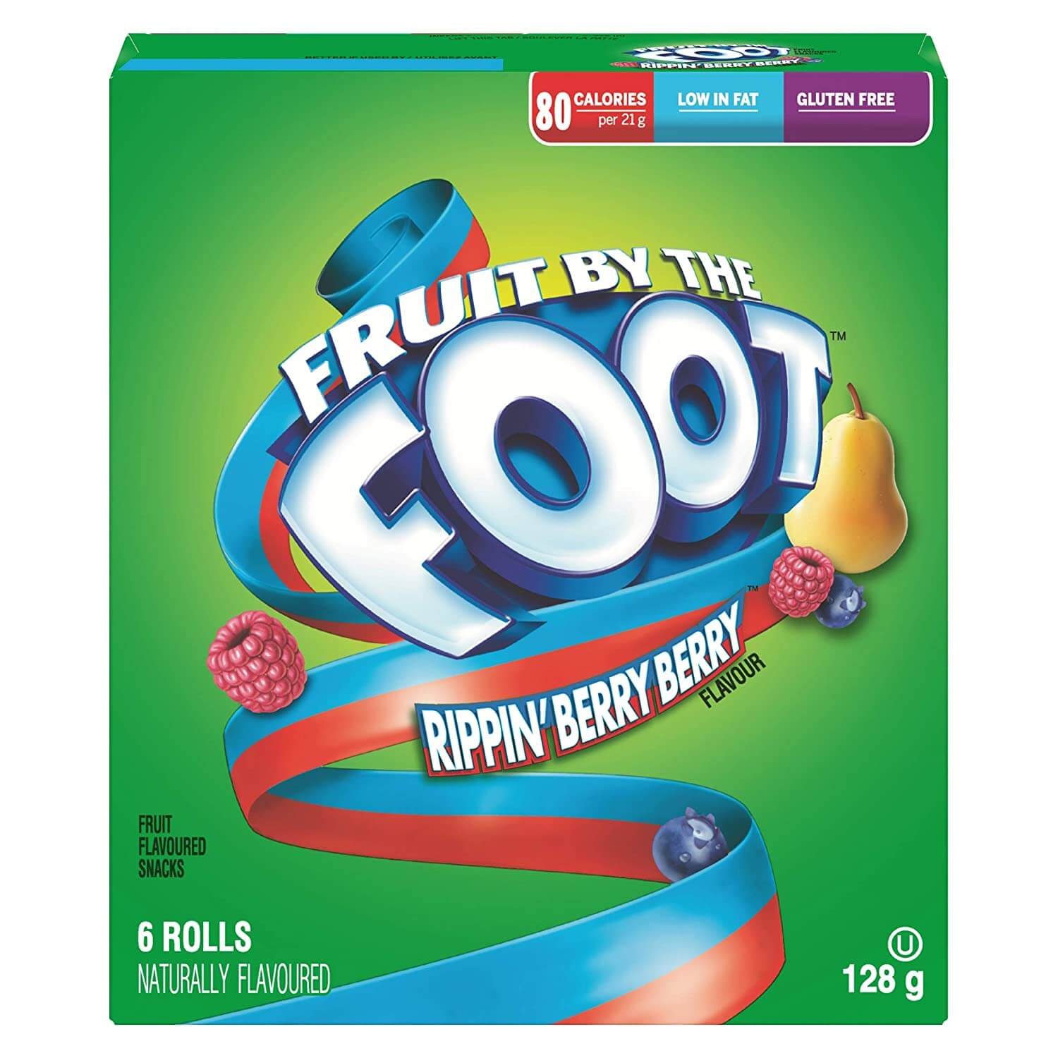 Fruit By The Foot Rippin Berry 128g