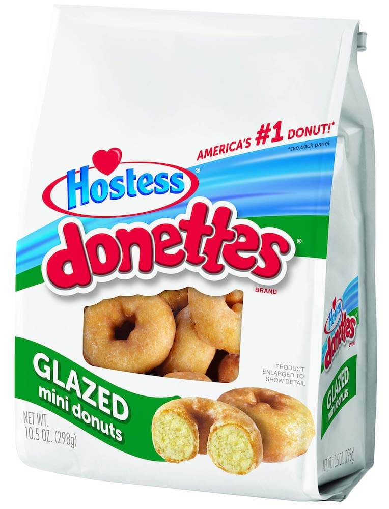 Läs mer om Hostess Donettes Glazed Mini Donuts 298gram