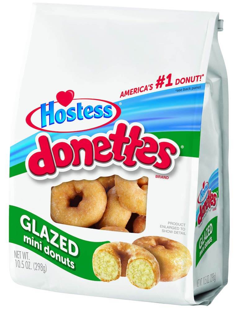 Hostess Donettes Glazed Mini Donuts 298g