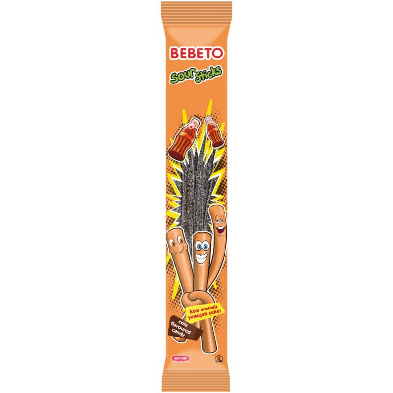 Läs mer om Bebeto Sour Stick - Cola 35g