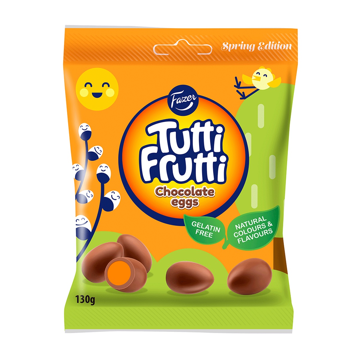 Läs mer om Tutti Frutti Chocolate eggs 130g