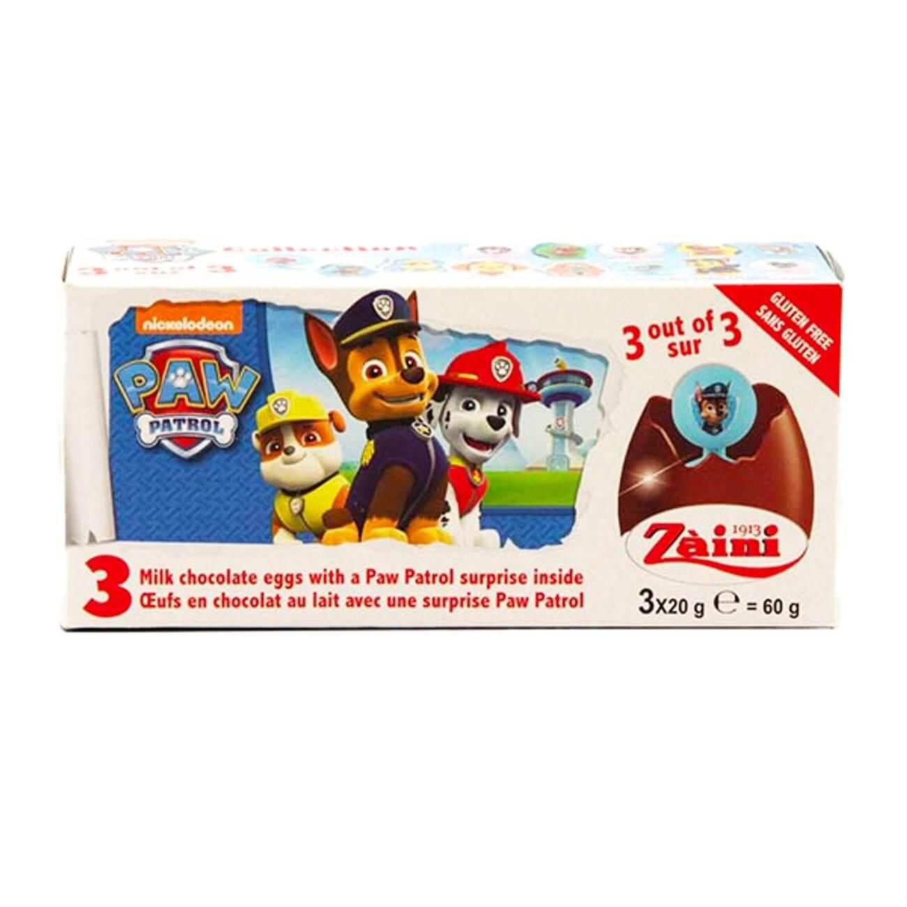 Paw Patrol Surprise Chokladägg 3-pack