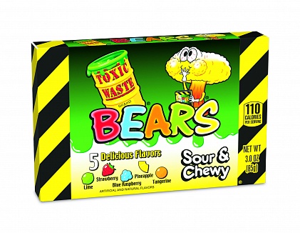 Läs mer om Toxic Waste Bears Theatre Box 85g