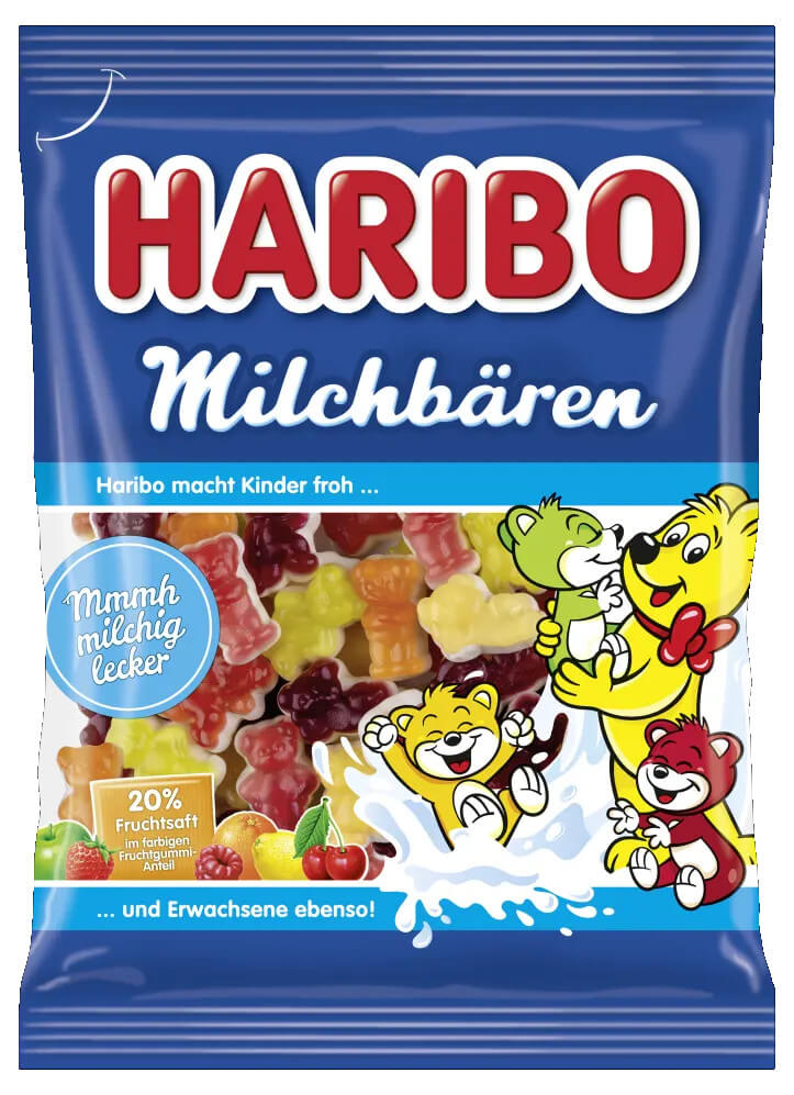 Läs mer om Haribo Milchbären 160g