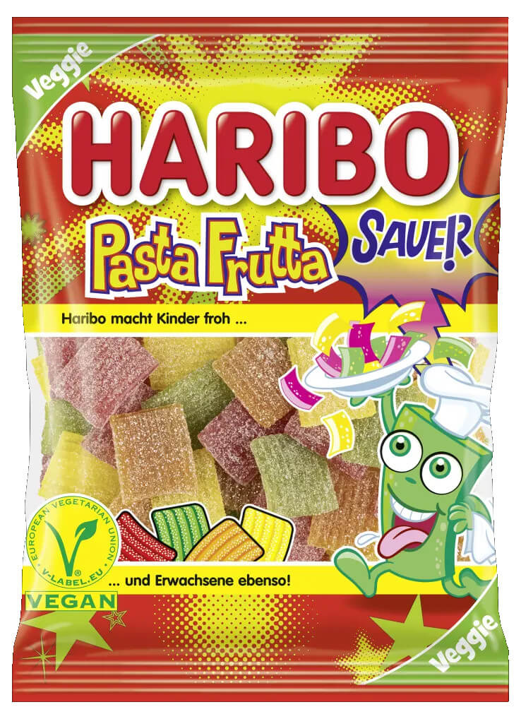 Läs mer om Haribo Pasta Frutta Sour Vegan 160g