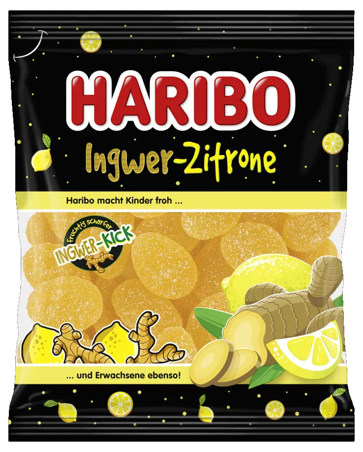 Läs mer om Haribo Ingwer-Zitrone 160g