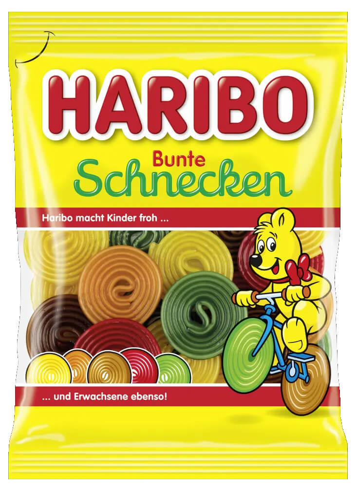 Läs mer om Haribo Bunte Schnecken 160g