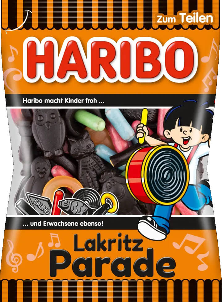 Läs mer om Haribo Lakritz Parade 175g