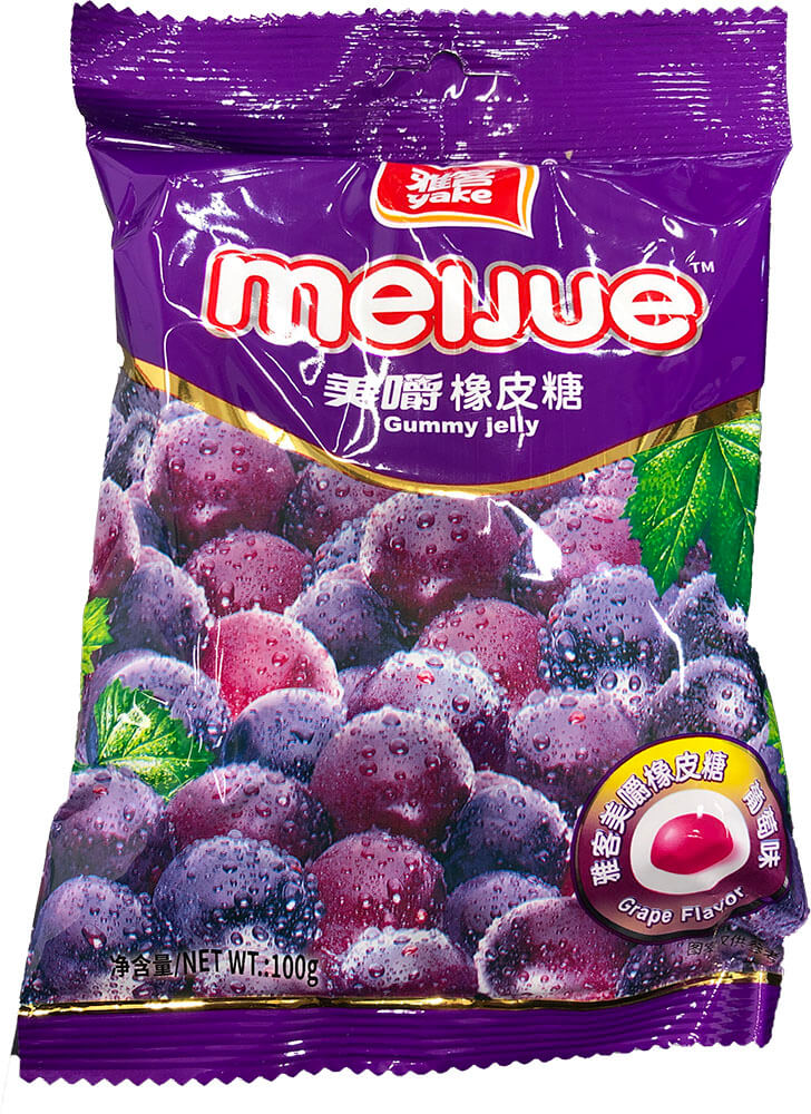 Läs mer om Meijue Gummy Jelly - Grape 100g