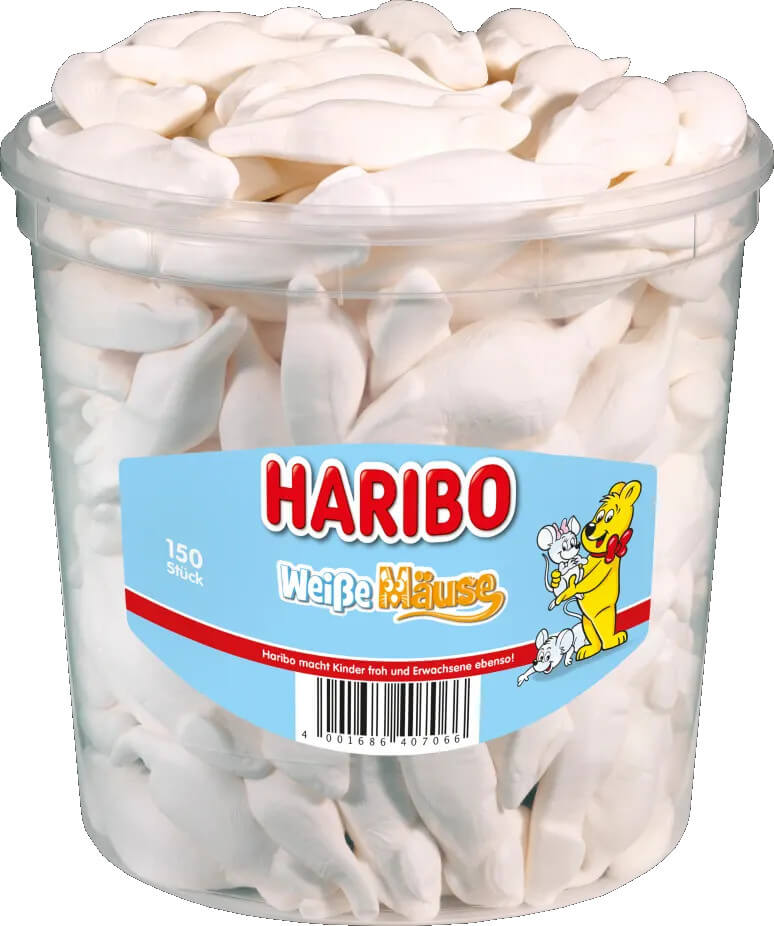 Haribo White Mice 1.05kg