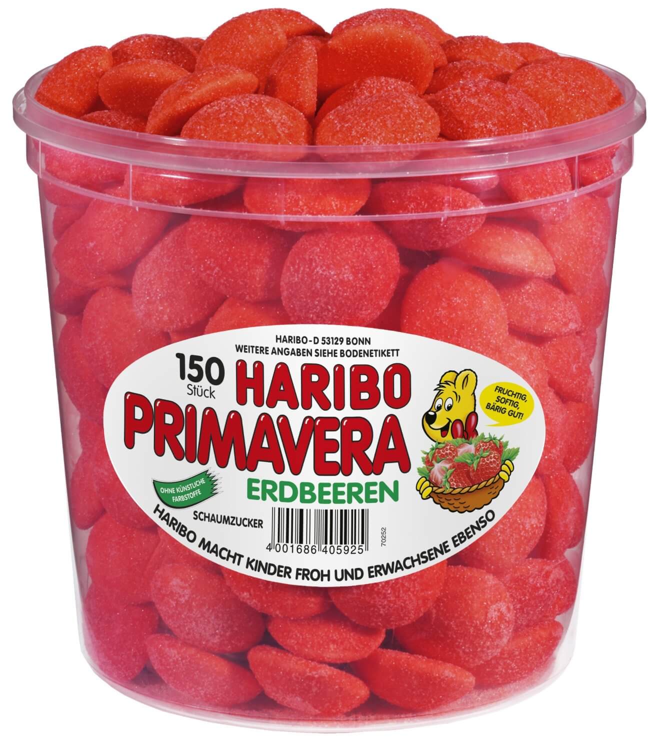 Läs mer om Haribo Primavera Strawberry 1.05kg