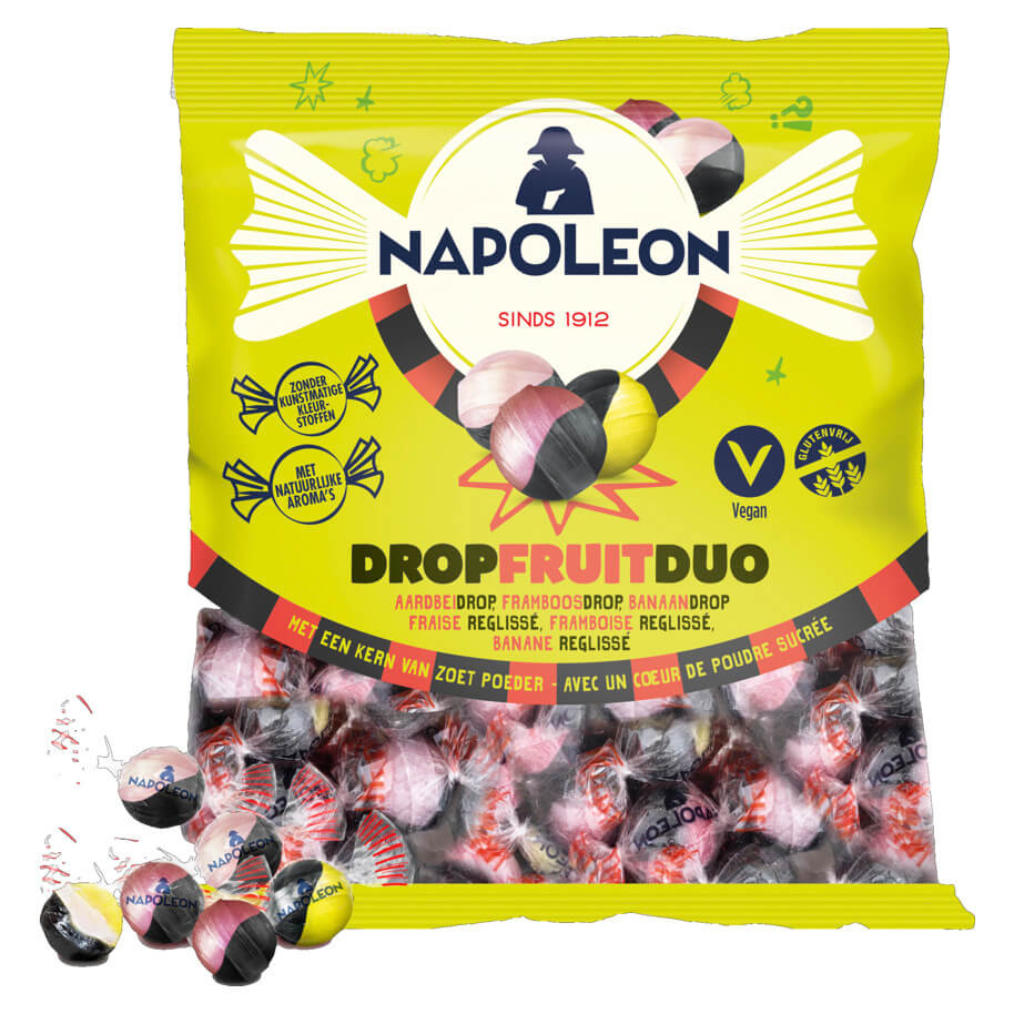 Napoleon Kanonkulor Fruktlakrits 825g