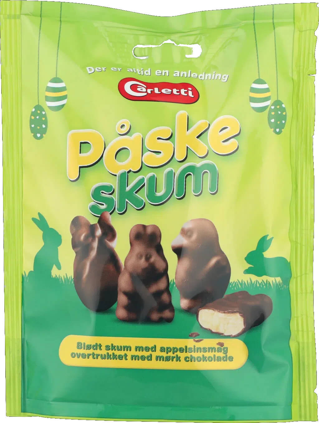 Läs mer om Carletti Påskskum Apelsin & Mörk Choklad 70g