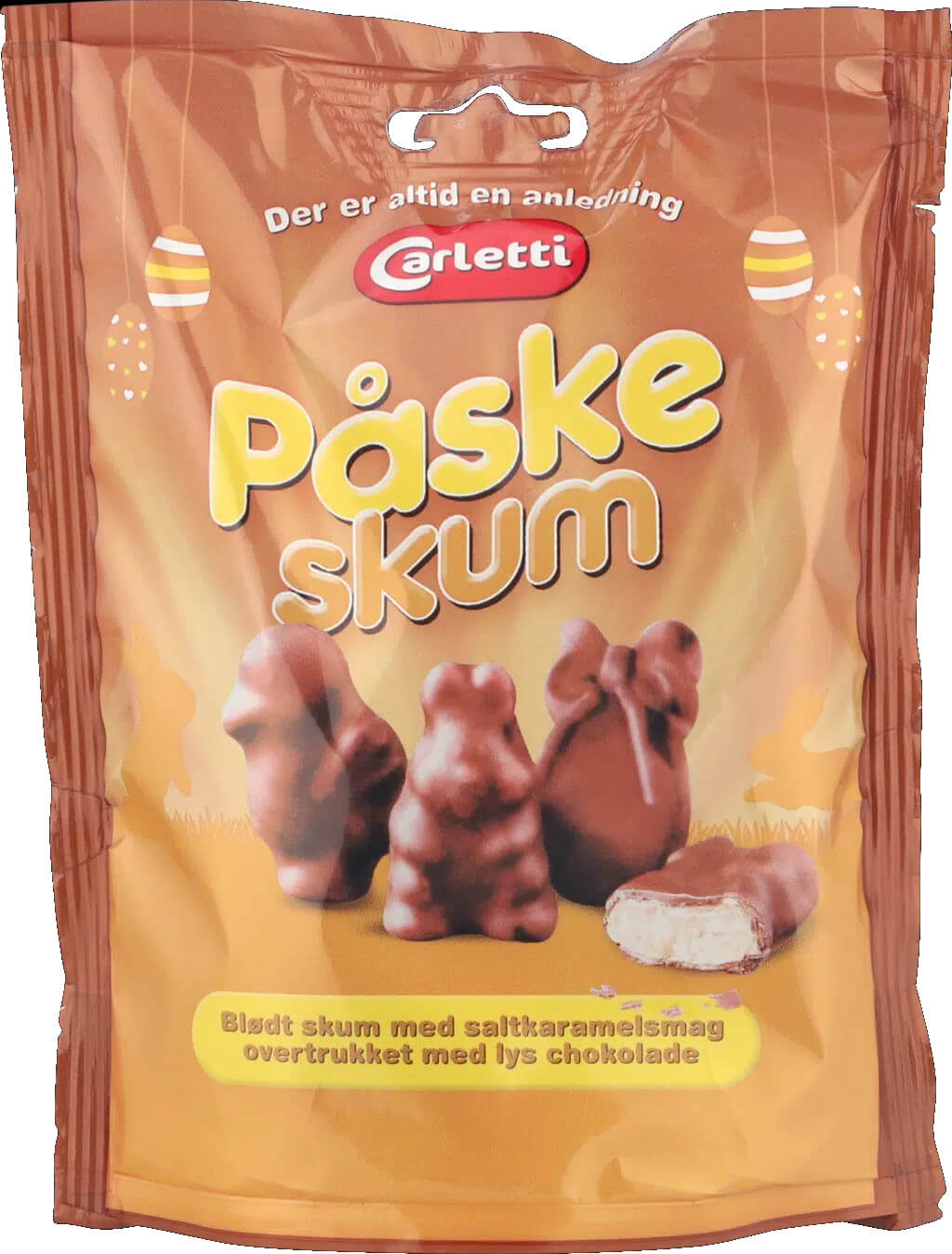 Carletti Påskskum Salt Karamell & Ljus Choklad 70g