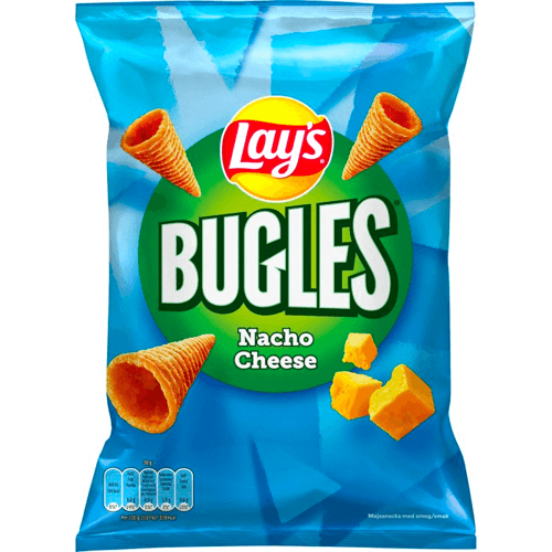 Läs mer om Lays Bugles Nacho Cheese 125g