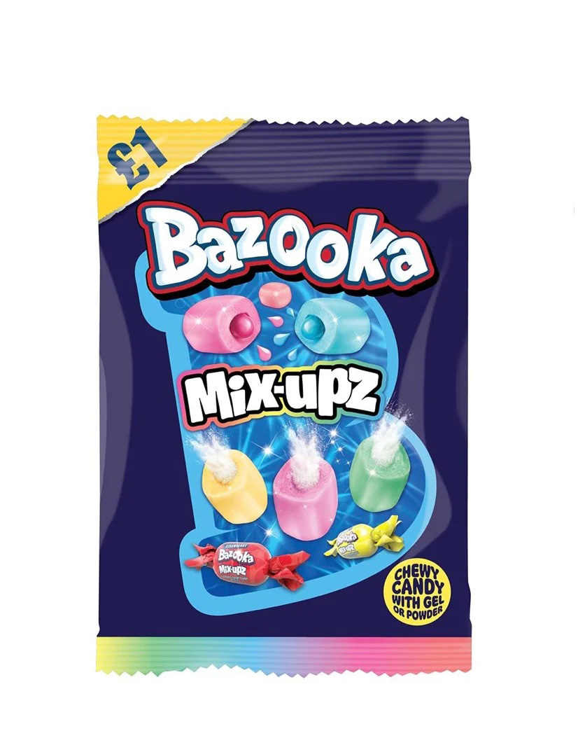 Läs mer om Bazooka Mix Ups 120g